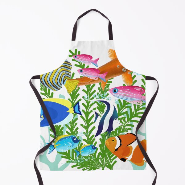 Item preview, Colourful tropical fish, just keep swimming, Fish keepers delight, summertime fun. designed and sold by Teddybear-2021.