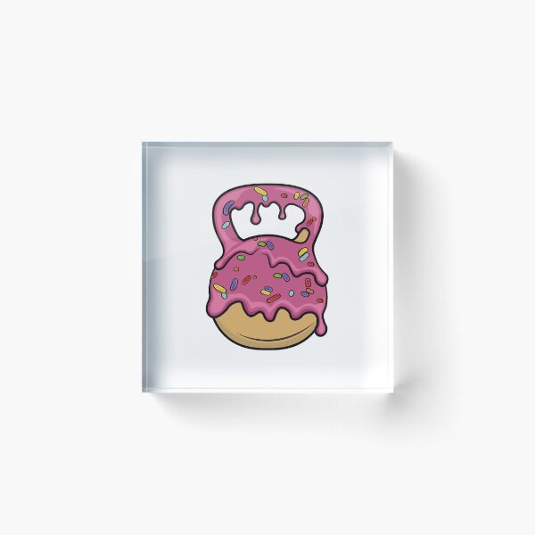 Item preview, Delicious Donut Kettlebell - Bodybuilding, Strongman, Powerlifting, Weightlifting, Fitness designed and sold by BarbellProject.