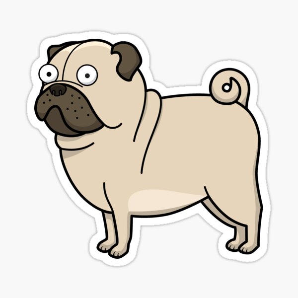 Artikel-Vorschau von Mops-Hundewelpen-Liebes-Tiertiere, designt und verkauft von roarr.