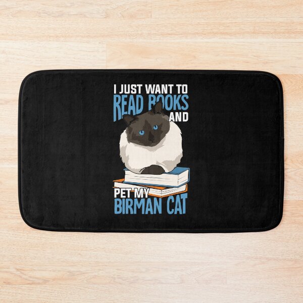 Item preview, Birman Cat Book Reading Lover Gift designed and sold by Marcid95.
