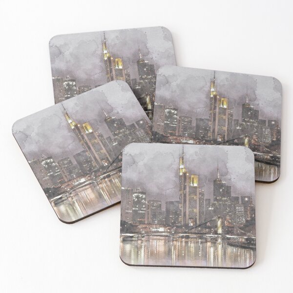Item preview, Frankfurt At Dusk designed and sold by mrthink.
