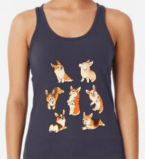 Jolly Corgis in grün Tanktop für Frauen