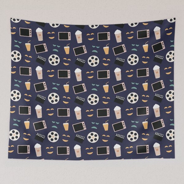 Item preview, Retro Cinema Pattern designed and sold by UniqueMw.