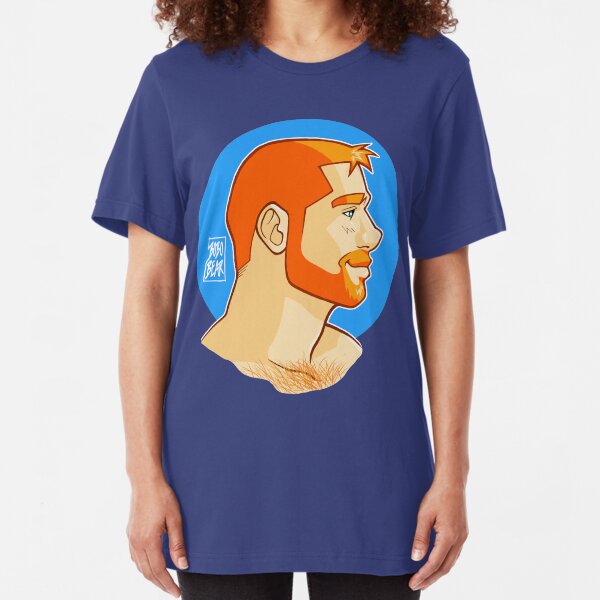 BEN PORTRAIT - PROFILE Slim Fit T-Shirt