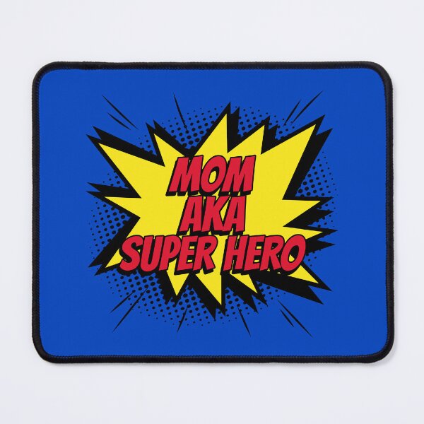Item preview, Mom aka Super Hero name id tag comic custom personalized kapow style artwork designed and sold by CreatedbyJR.