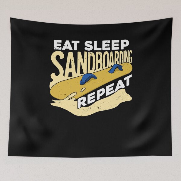 Item preview, Eat Sleep Sandboarding Repeat Sandboarder Gift designed and sold by Marcid95.