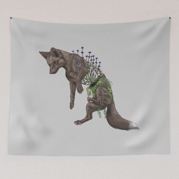 Item preview, Floral Amber Fox designed and sold by SinnAkerri.