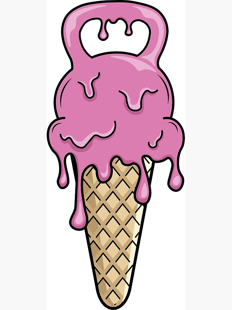 "Delicious Ice Cream Kettlebell Bodybuilding, Strongman, Powerlifting