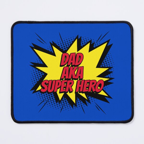 Item preview, Dad aka Super Hero name id tag comic custom personalized kapow style artwork designed and sold by CreatedbyJR.