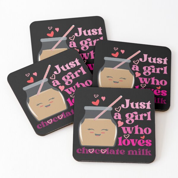Item preview, Just a girl who loves chocolate milk, chocolate milk love, cute mug, kawaii designed and sold by CBNetwork.