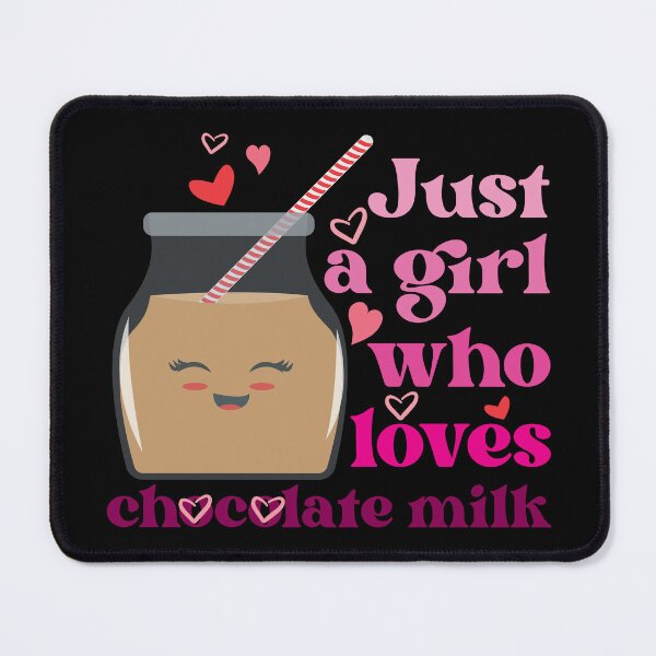Item preview, Just a girl who loves chocolate milk, chocolate milk love, cute mug, kawaii designed and sold by CBNetwork.