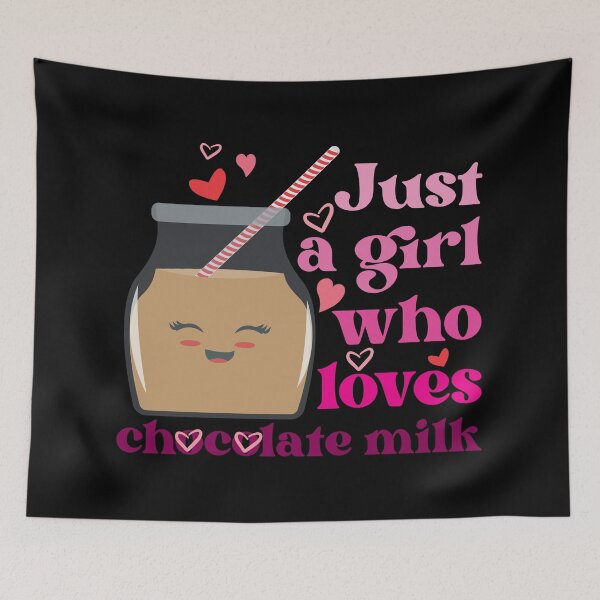 Item preview, Just a girl who loves chocolate milk, chocolate milk love, cute mug, kawaii designed and sold by CBNetwork.