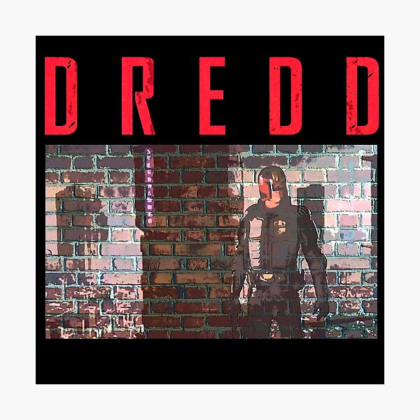 Judge Dredd Photographic Print
