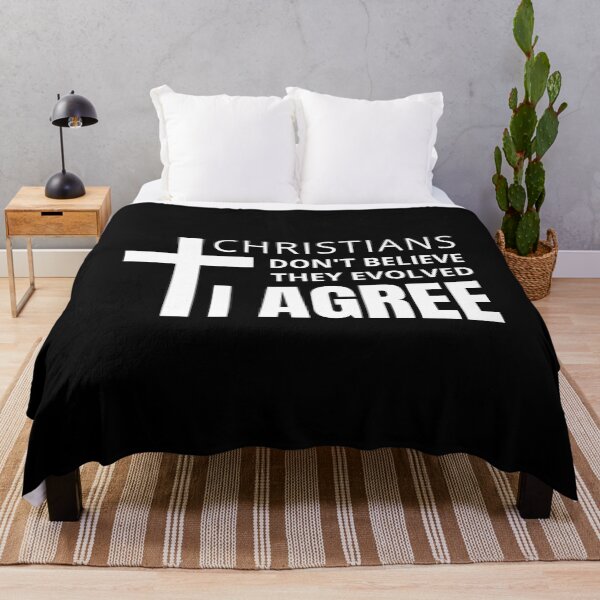 Item preview, Christians Don't Believe They Evolved. I Agree - Science Humor, Charles Darwin, Evolution, Chemistry Humor designed and sold by jadedscientist.