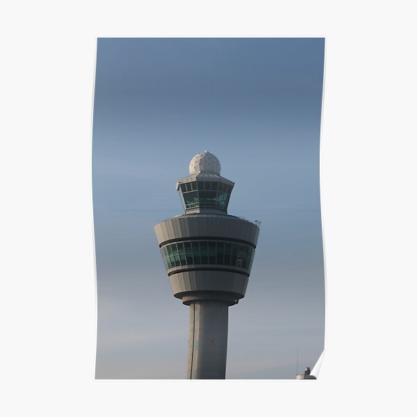 Amsterdam Schiphol Airport - Control tower Poster