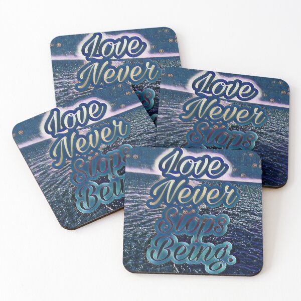 Item preview, LOVE NEVER STOP BEGIN designed and sold by Alonso Puyo.