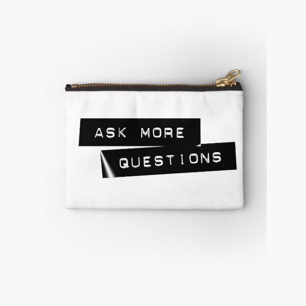 Item preview, Ask More Questions Dymo Label Maker Tape Saying designed and sold by inkandmoth.