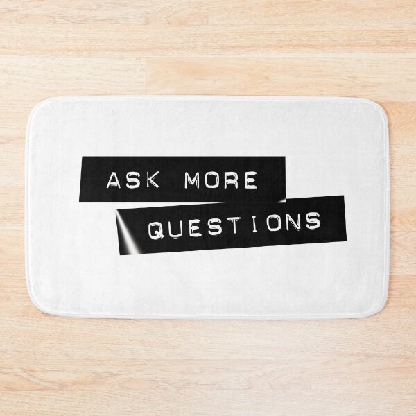 Item preview, Ask More Questions Dymo Label Maker Tape Saying designed and sold by inkandmoth.