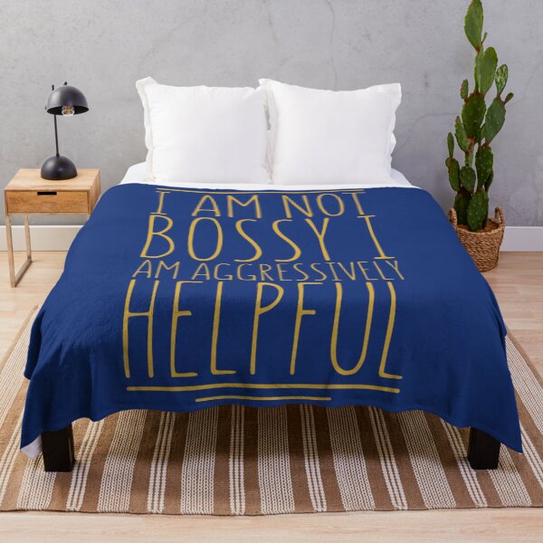 Item preview, I am not bossy i am aggressively helpful. designed and sold by Umiska.