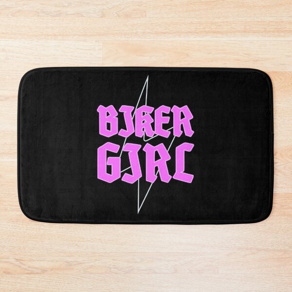Item preview, Biker Girl Gothic Font, Lightning Bolt Rock Chick Graphic designed and sold by GO SHIRT-TEE.