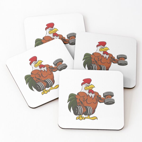 Item preview, Never Skip Leg Day Rooster - Bodybuilding, Strongman, Powerlifting, Weightlifting, Fitness designed and sold by BarbellProject.