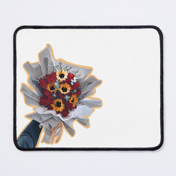 Item preview, Sunflowers & Roses Flower Bouquet designed and sold by Rianna Gurvitz.