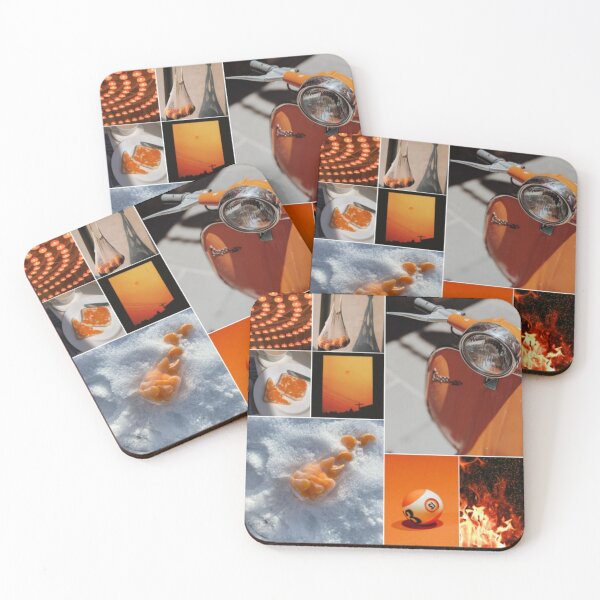 Item preview, Orange Aesthetic Collage designed and sold by Mushroom-Gorge.