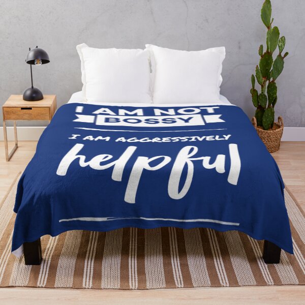 Item preview, I am not bossy i am aggressively helpful. designed and sold by Umiska.