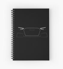 Audi A3 8V 2016 Front Schwarz Spiral Notebook