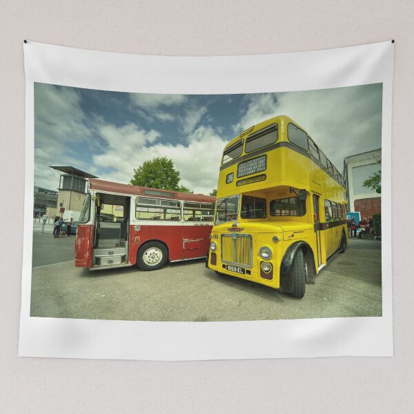 Item preview, Red Bus Yellow Bus  designed and sold by hawkie.