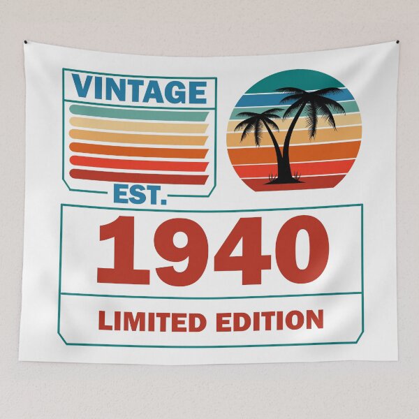 Item preview, Vintage Aged to perfection est 1940 designed and sold by Rami Khalifah.