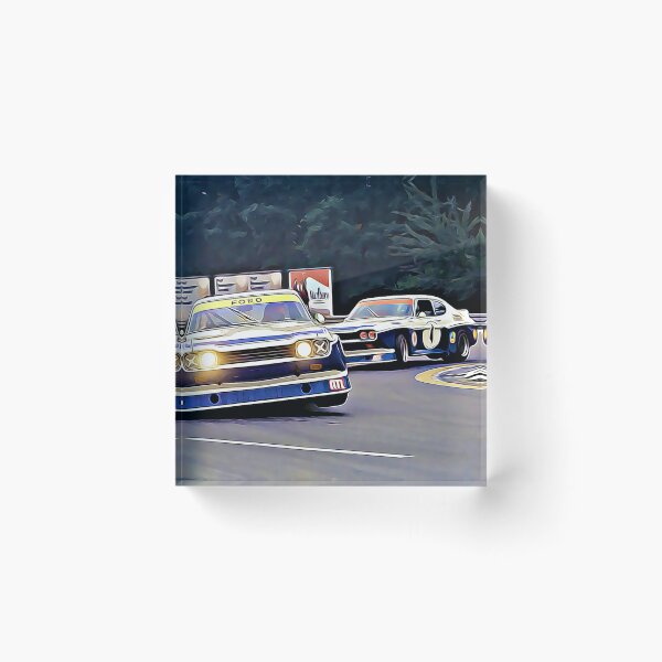 Item preview, Ford Capri RS Norisring Art Print – Hans Heyer Classic German Touring Car designed and sold by Road To Track.