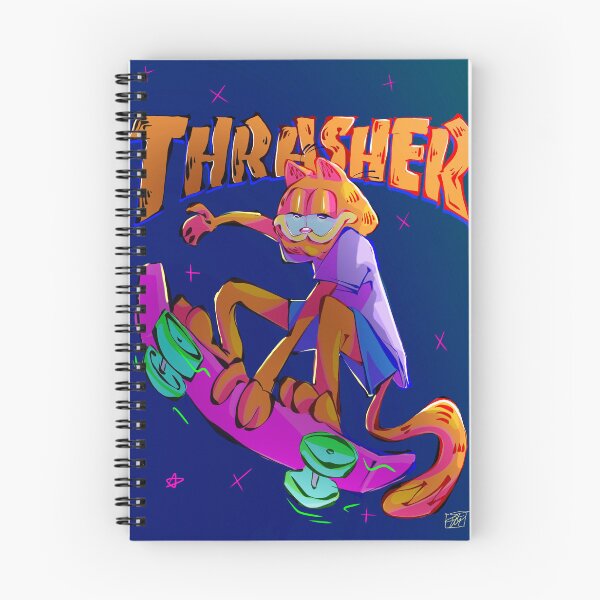 Item preview, thrashing lasaga cat designed and sold by Zoe MacPherson.