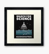March For Science Science Matters Framed Print