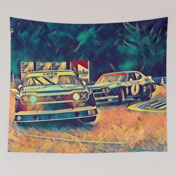 Item preview, Ford Capri RS Norisring Art Print – Classic German Touring Car designed and sold by Road To Track.