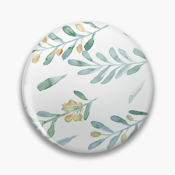 Item preview, Olive Branches Watercolor Pattern designed and sold by MaeParadise.