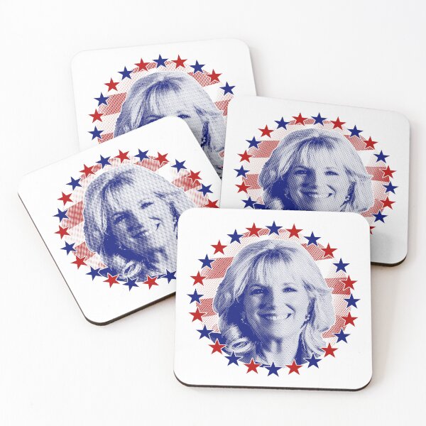 Item preview, First Lady Jill Biden Stars and Stripes designed and sold by ElectricPopSpot.