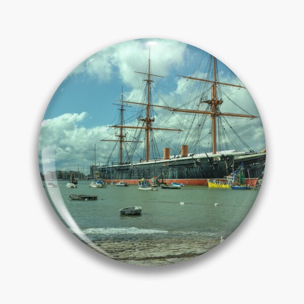 Item preview, HMS Warrior at Portsmouth Harbour  designed and sold by hawkie.