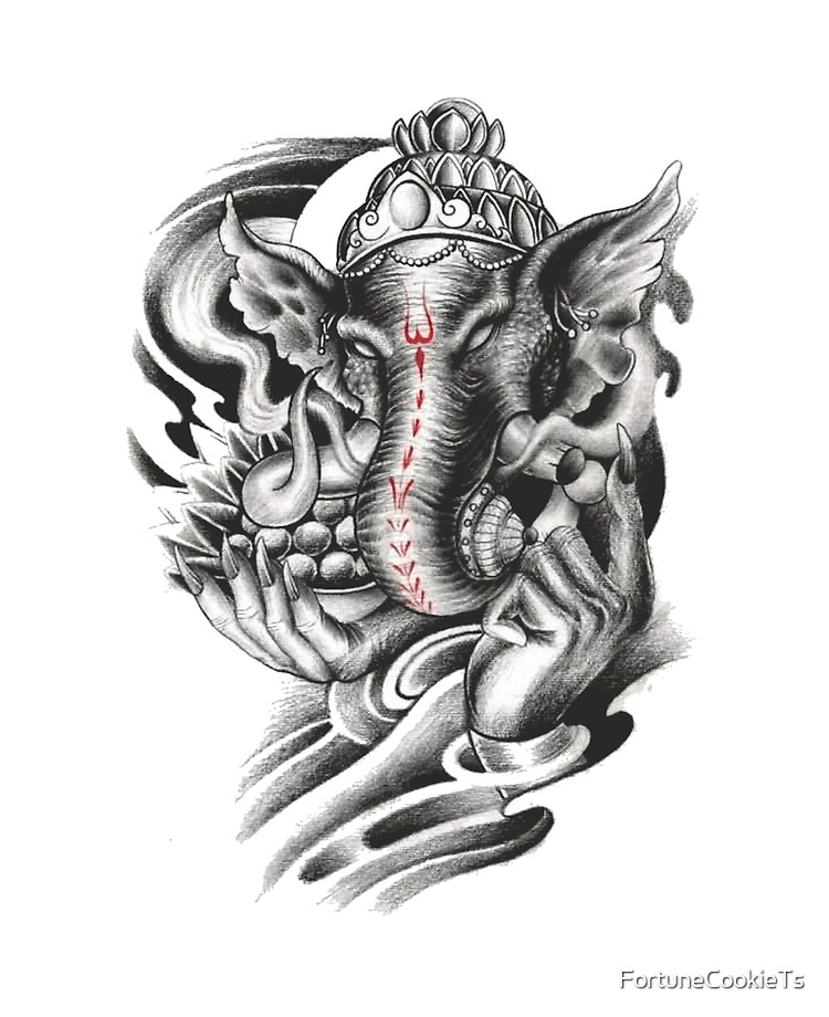 Ganesha Tattoo Sketch Elephant Ganesha Tattoo Design Elephan - Inspire  Uplift