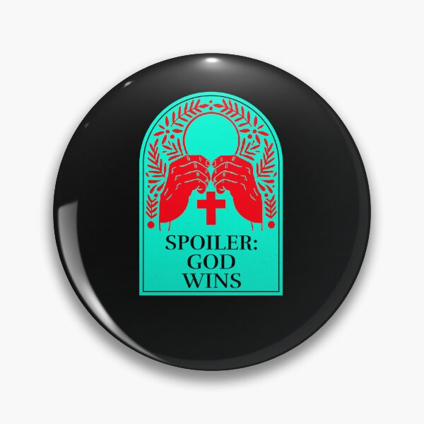 Artikelvorschau, SPOILER: GOD WINS ESSENTIAL Sticker entworfen und verkauft von SuccessfulVibes.