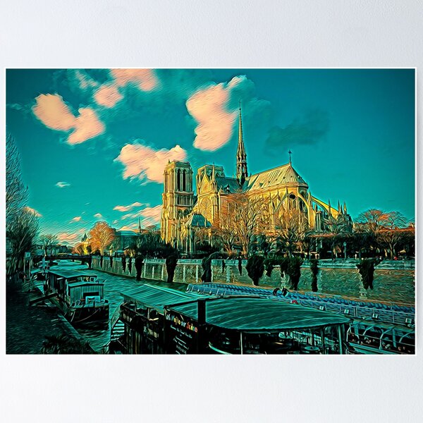 Item preview, Notre Dame, Paris Picture Art designed and sold by KivancYucel.