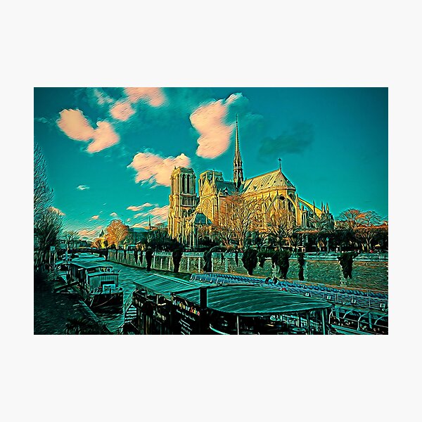 Item preview, Notre Dame, Paris Picture Art designed and sold by KivancYucel.