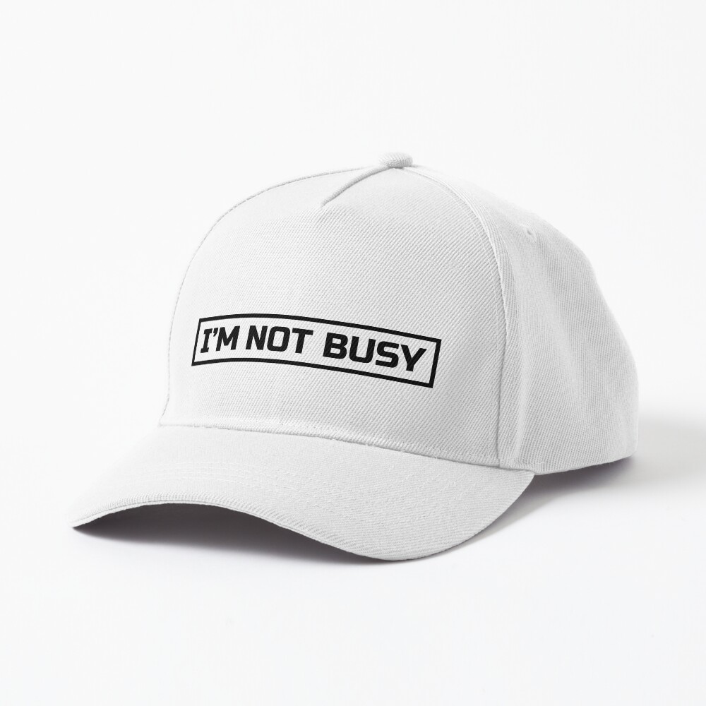 Item preview, Baseball Cap designed and sold by ImNotBusyBerlin.