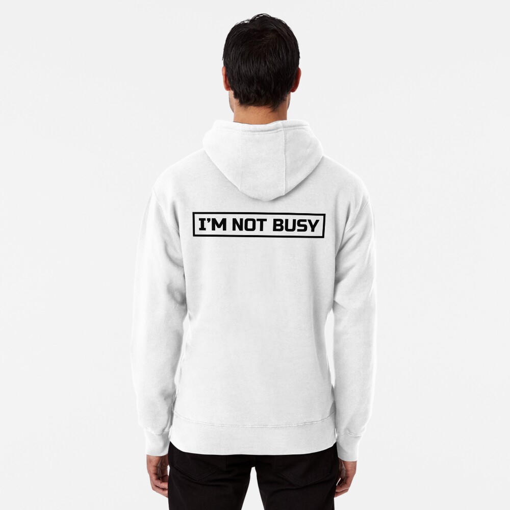Item preview, Pullover Hoodie designed and sold by ImNotBusyBerlin.