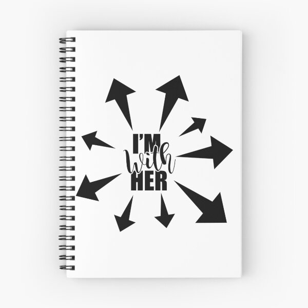 Item preview, I'm with her arrows design. Perfect for marches and protests. designed and sold by La Cartoonista.
