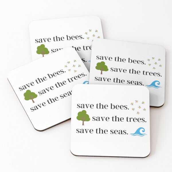 Item preview, Bees Trees Seas Dark designed and sold by Mood Mash.