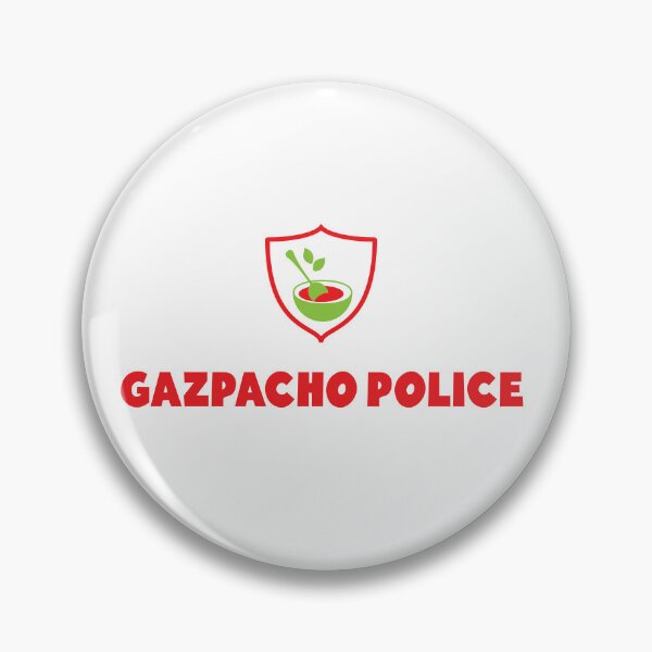 Item preview, Gazpacho Police Soup Badge designed and sold by worldways.