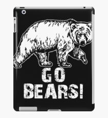 Go Bears Sports Team Games iPad Case/Skin