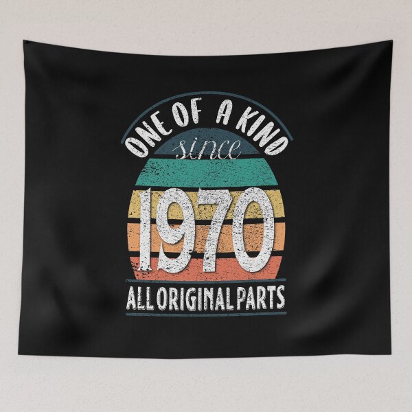 Item preview, One of a Kind Since 1970 All Original Parts, Vintage Birthday 1970 designed and sold by orangeblue21.