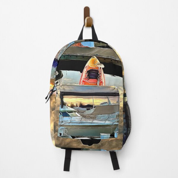 Item preview, Kayak Floating Over Clouds and Sunset Reflection at Carillon Point designed and sold by SeaChangeDesign.